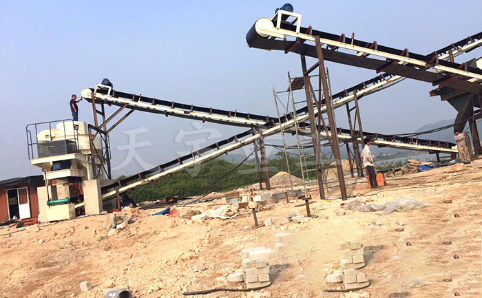 鵝卵石制砂機生產線