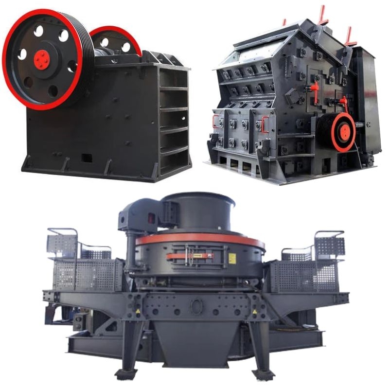 鄂破-反擊破-石英砂制砂機 鄂破-反擊破-石英砂制砂機