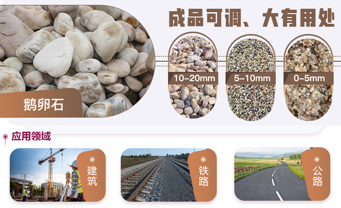 鵝卵石應(yīng)用領(lǐng)域廣闊 鵝卵石應(yīng)用領(lǐng)域廣闊