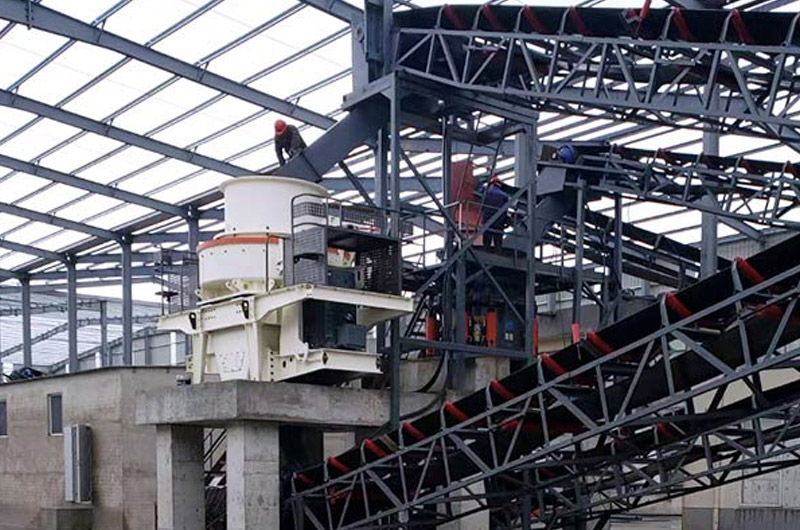 HVI制砂機生產現場