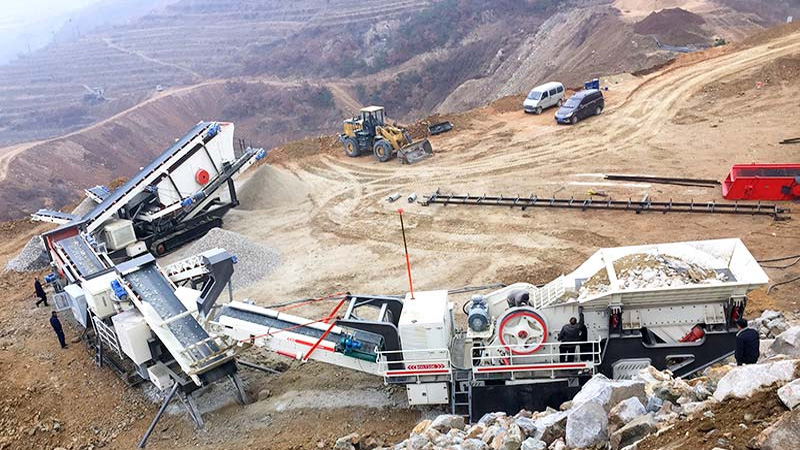 小型移動(dòng)制砂機(jī)施工現(xiàn)場(chǎng)